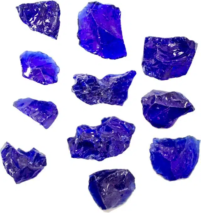 Recycled Fire Glass - Cobalt Blue