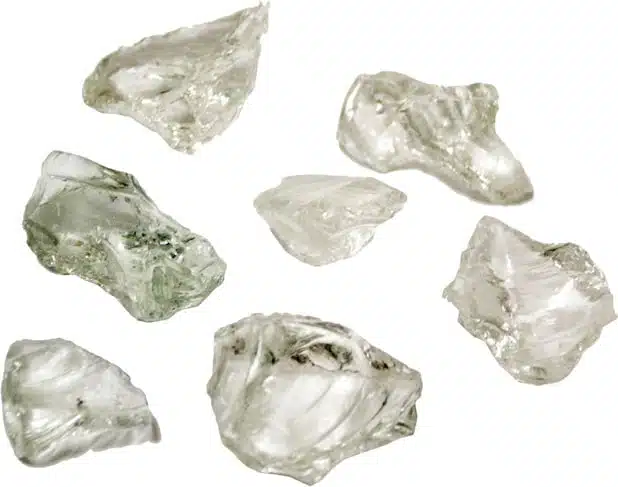 Recycled Fire Glass - Ice Clear