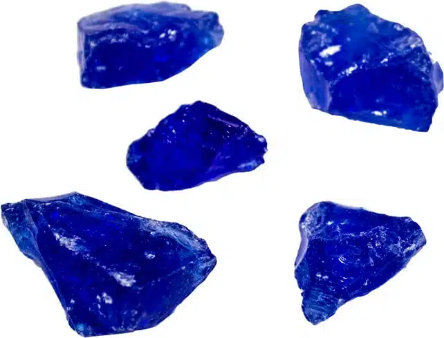 Recycled Fire Glass - Ocean Blue