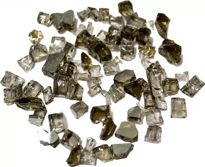 Reflective Fire Glass - Bronze