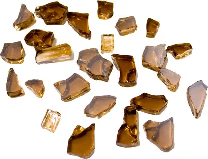 Reflective Fire Glass - Copper