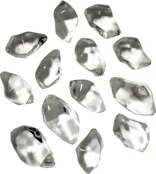 Smooth Fire Glass - Clear