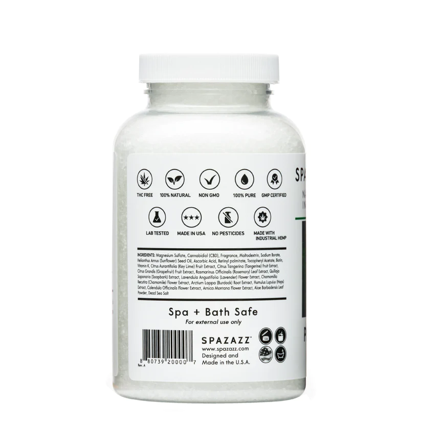 Spazazz Lab Infused w/CBD Passage - Calm 19 oz. - Image 3