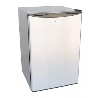 Outdoor Kitchen Component: Built-In Refrigerator with Temp Control Soda Rack and Lights