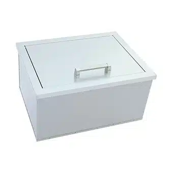 Outdoor Kitchen Component: Drop-In Stainless Steel Ice Chest 23 x 17